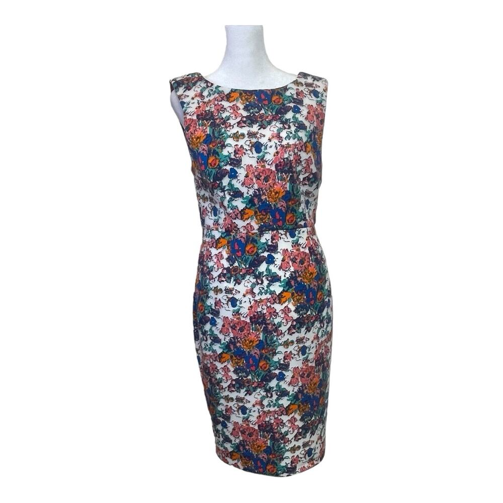 Plenty by Tracy Reese Dress Women 8 Floral Sleeveless Adelyn Scuba Anthropologie